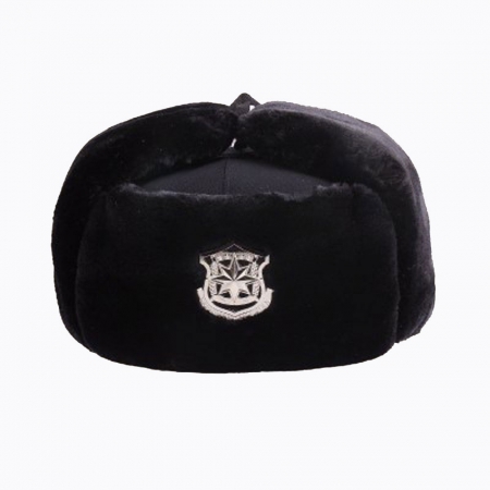 冬季执勤保安帽款式图