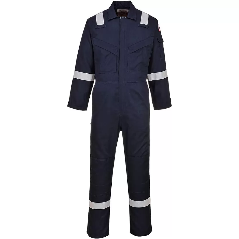 Navy blue anti-static coverall